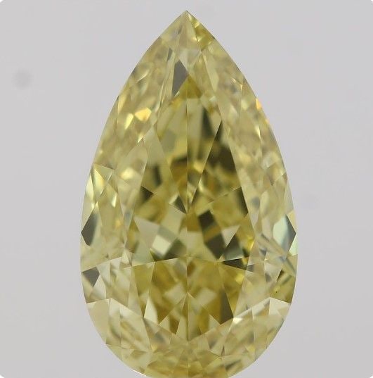GIA Pear 1.26ct Fancy Brownish Greenish Yellow IF - Loose Natural Diamond (1 of 1)