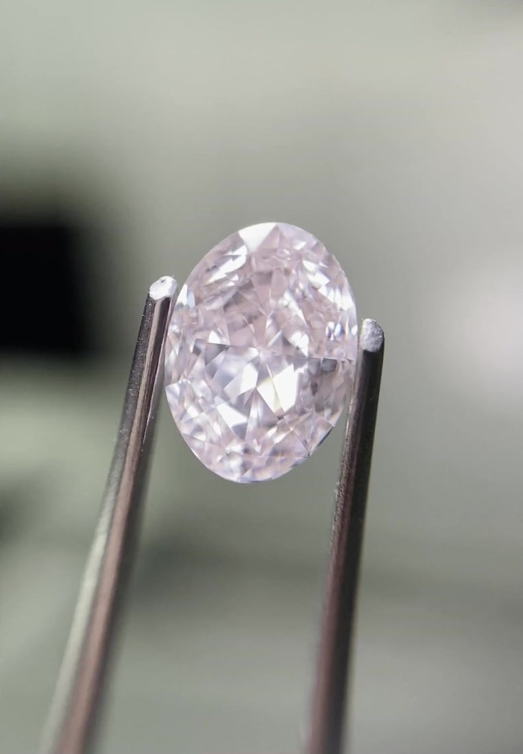 GIA Oval 1.0ct Fancy Light Brown Pink VVS1 - Loose Natural Diamond (1 of 1)