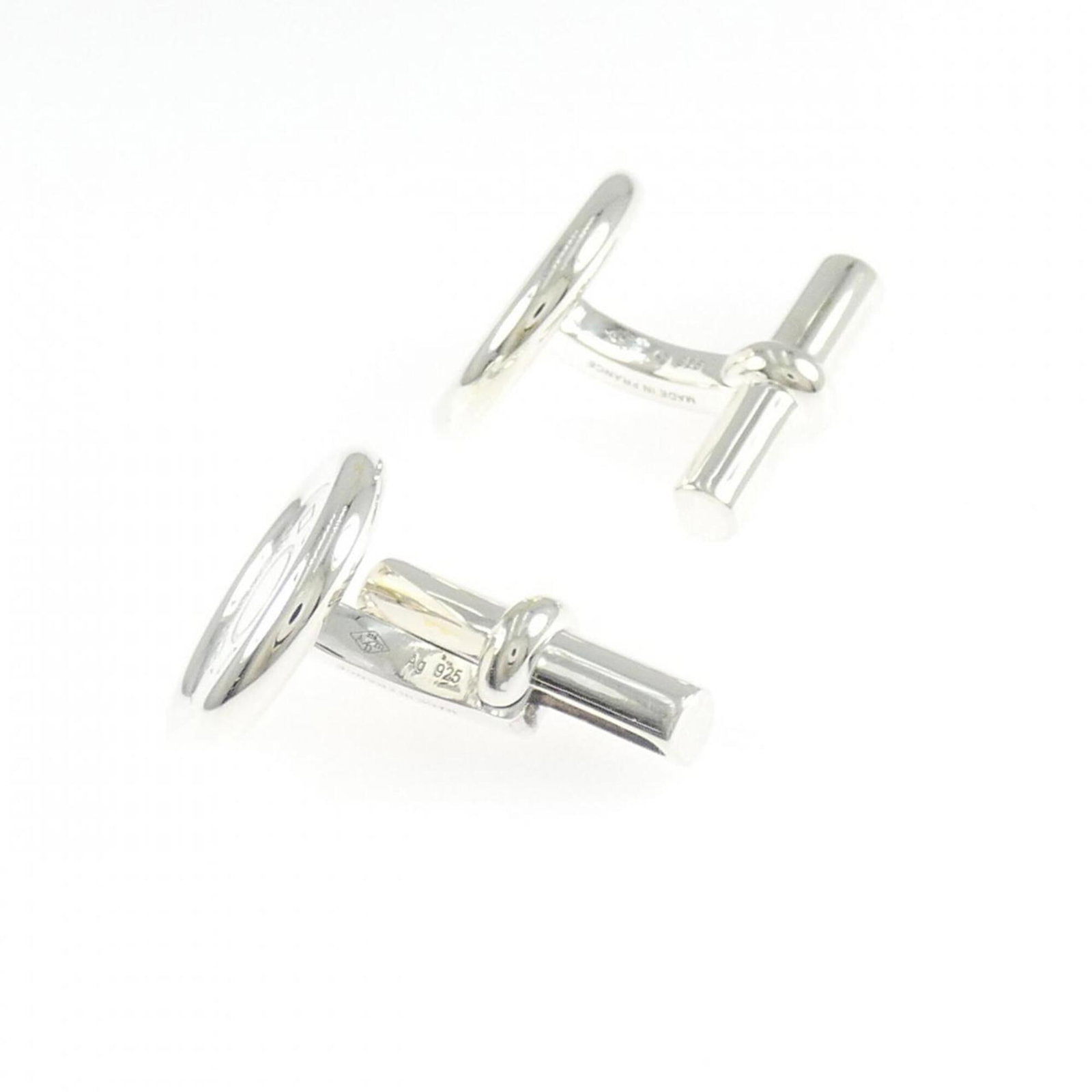 HERMES Cufflinks Silver 925 - 3