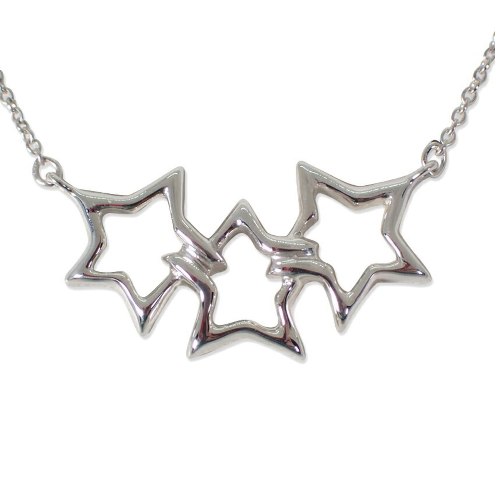 TIFFANY Sterling Silver 925: TIFFANY Sterling Silver 925 Sterling silver 925 pendant from Tiffany, a renowned luxury brand, boasts a sleek design with a 13.1mm x 26.1mm size. Made from high-quality sterling silver, this pendant i