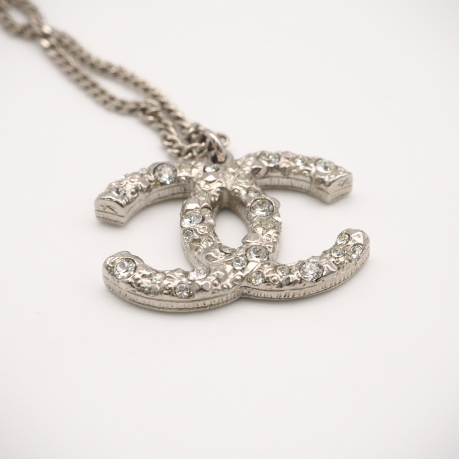 CHANEL Silver Necklace - 11