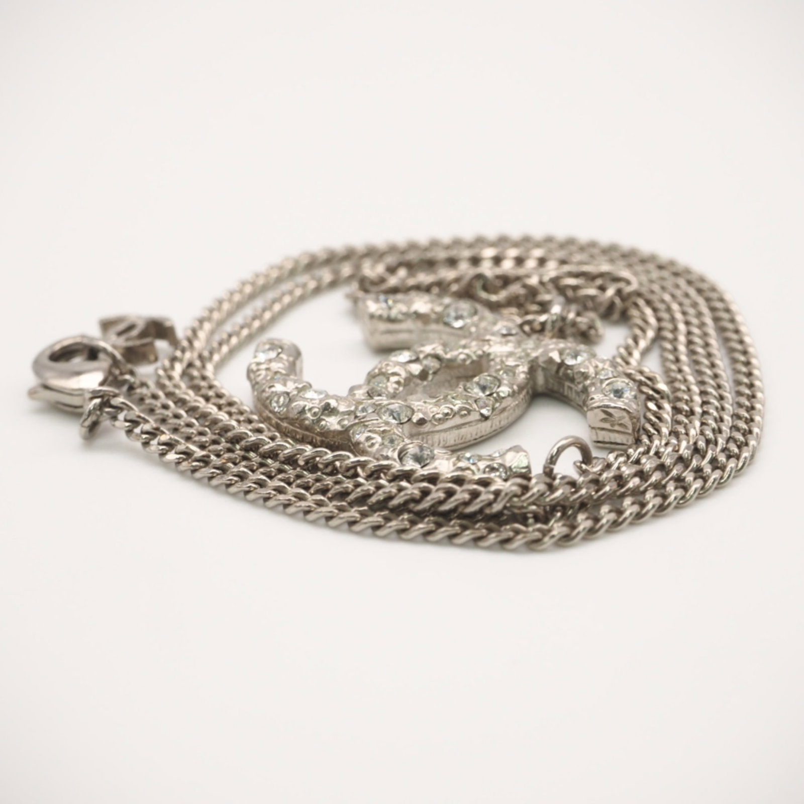 CHANEL Silver Necklace - 12