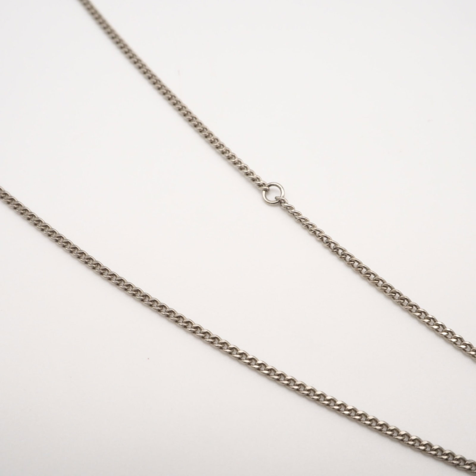 CHANEL Silver Necklace - 4