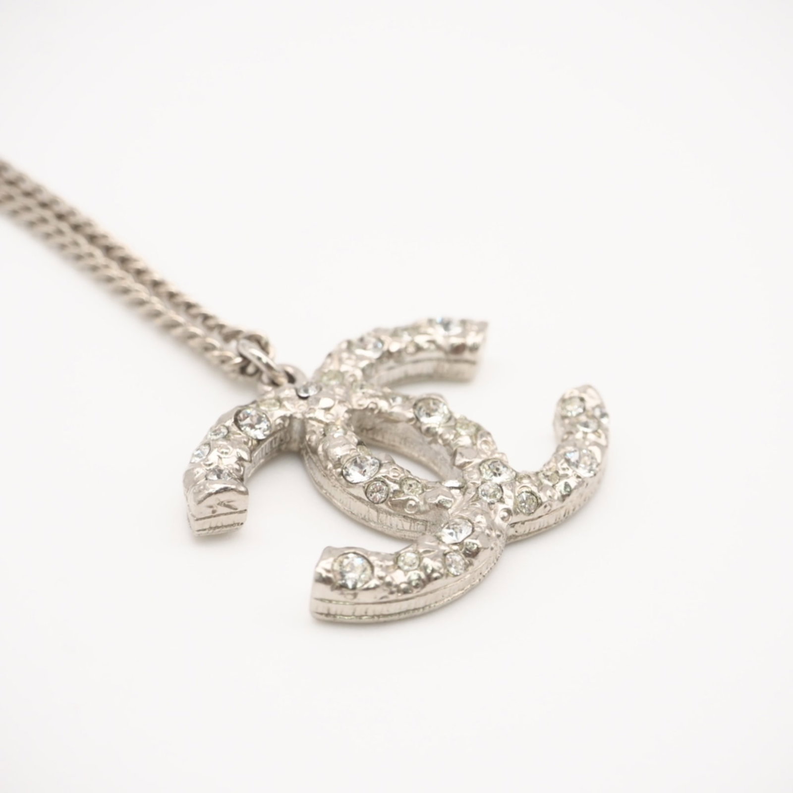 CHANEL Silver Necklace - 5