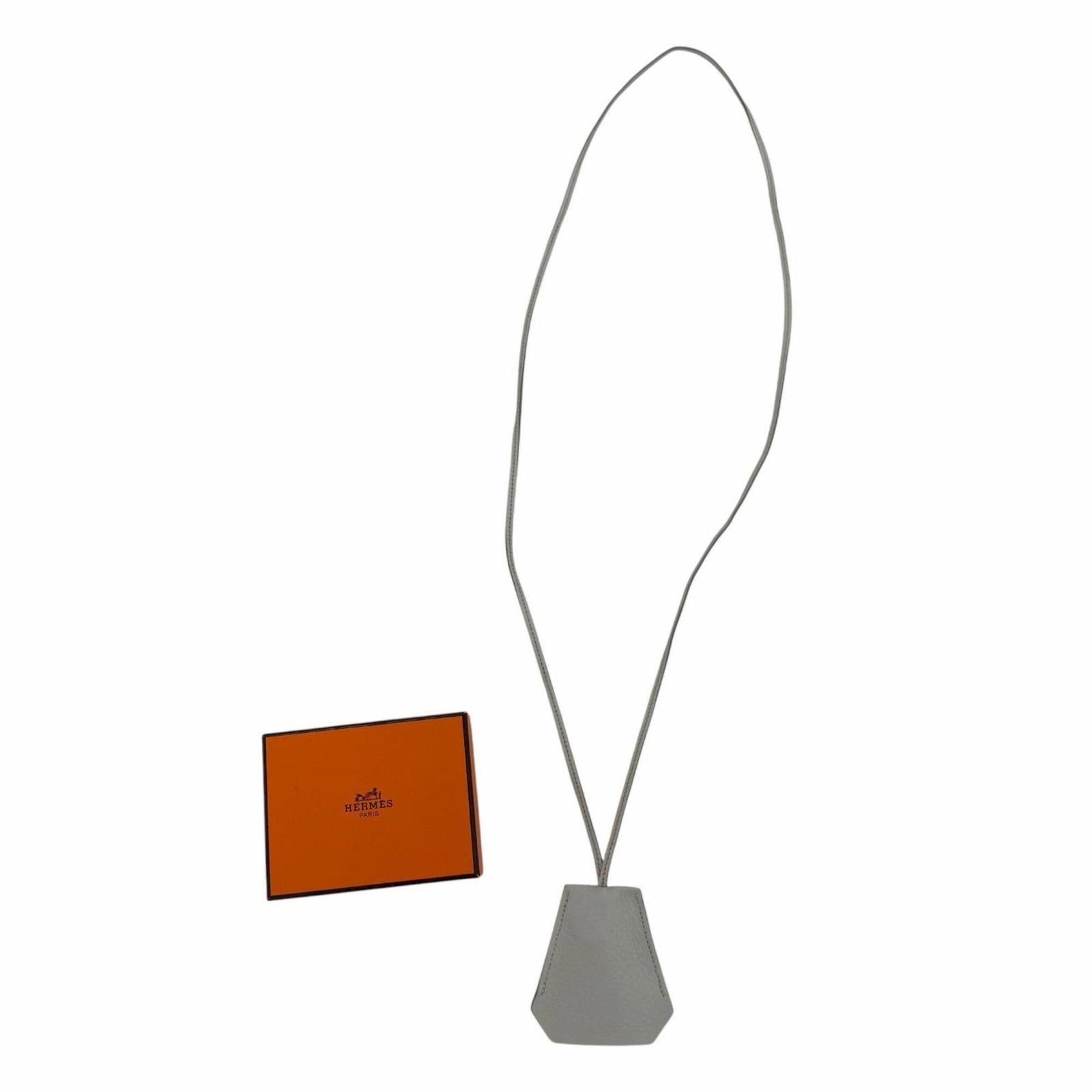 HERMES Leather Light Blue - 2