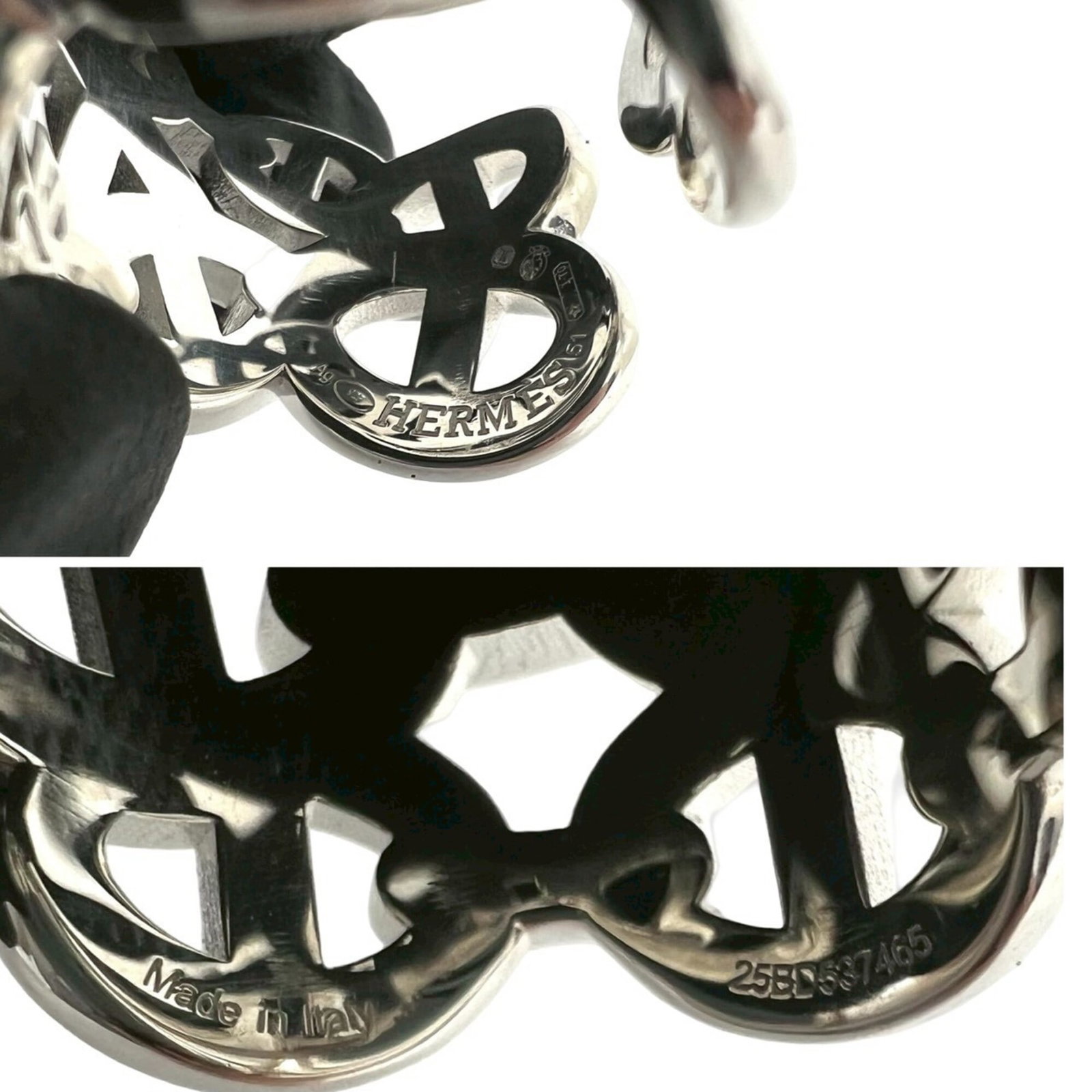 HERMES Band Ring Silver 925 - 3