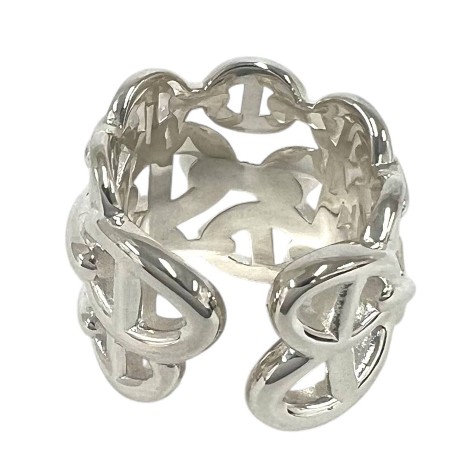 HERMES Band Ring Silver 925 - 6