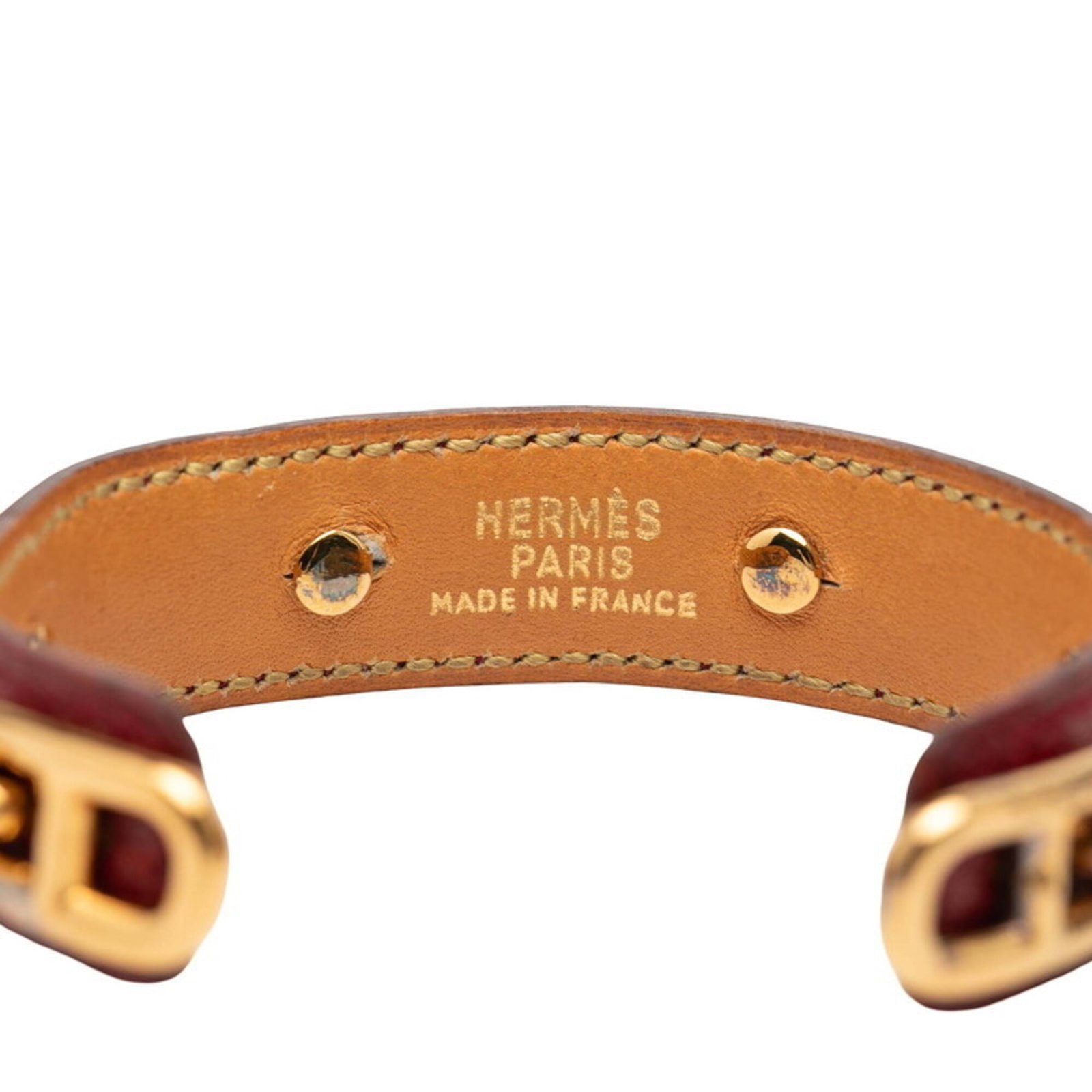 HERMES Bangle Leather - 4