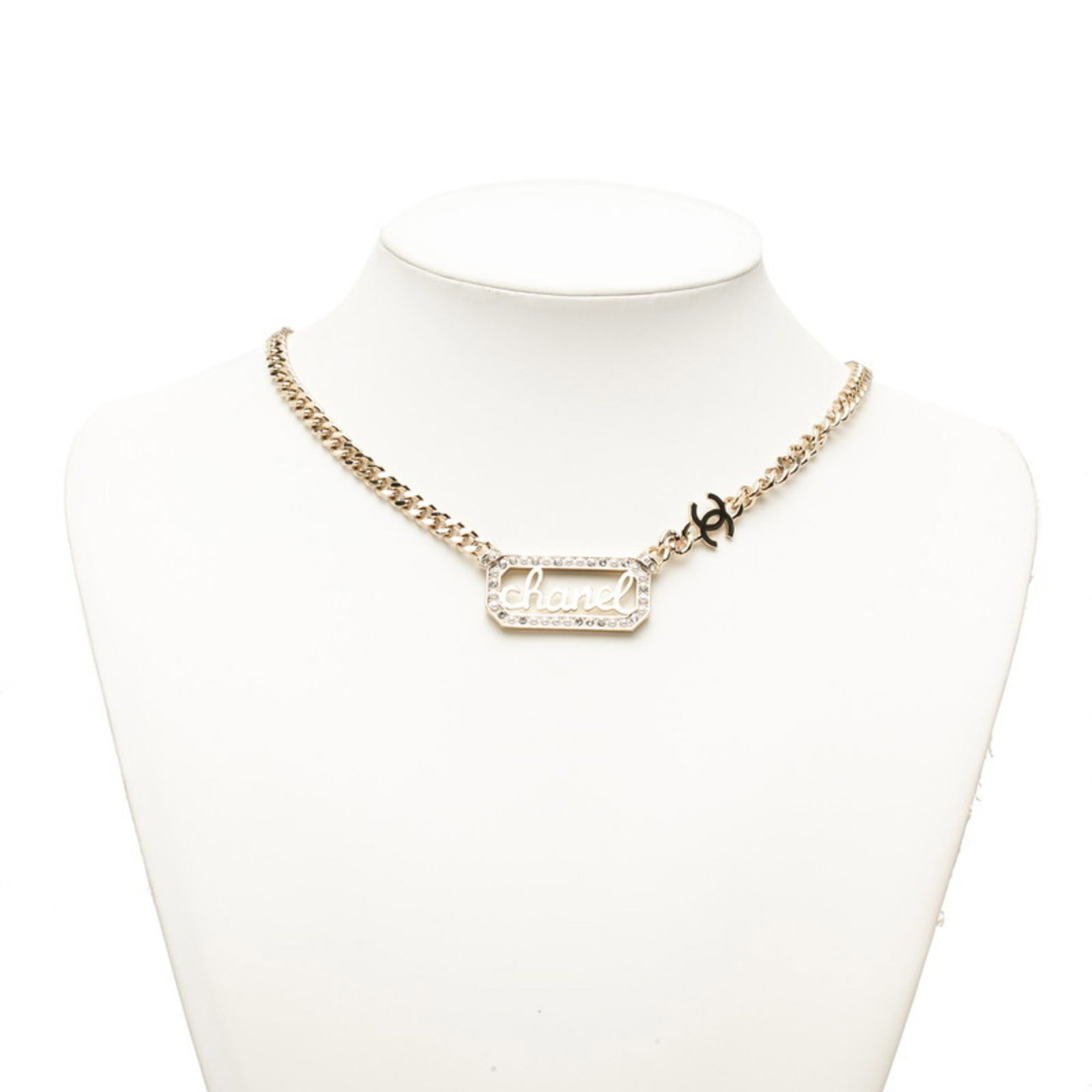 CHANEL Rhinestone Gold - 6