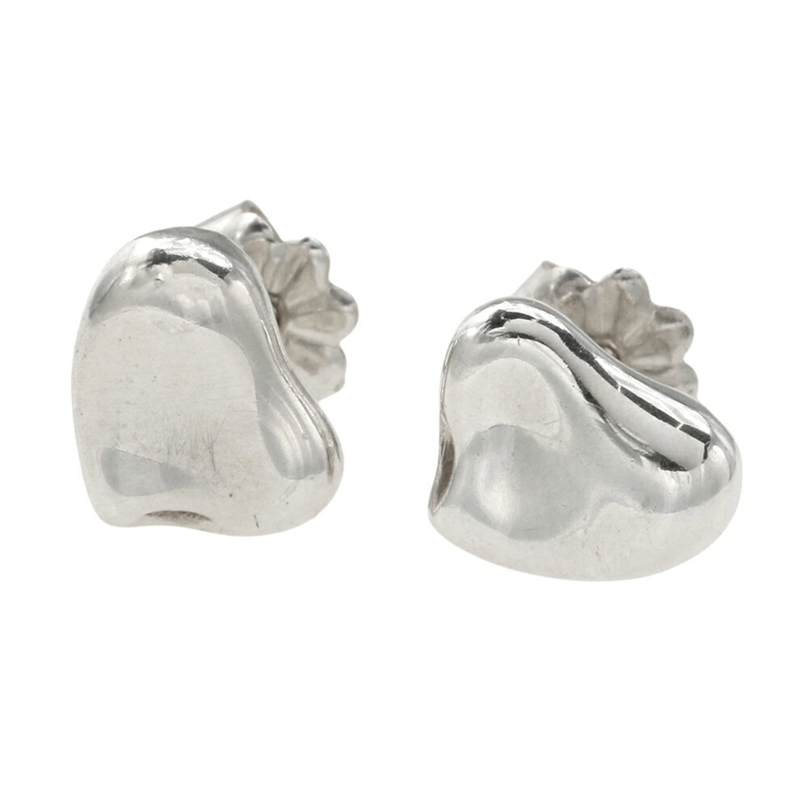 TIFFANY Stud Earrings Silver 925: TIFFANY Stud Earrings Silver 925 Stud earrings in sterling silver 925, bearing the iconic Tiffany brand, offer a sleek and sophisticated touch to any outfit. Measuring 8.00mm x 10.00mm, these