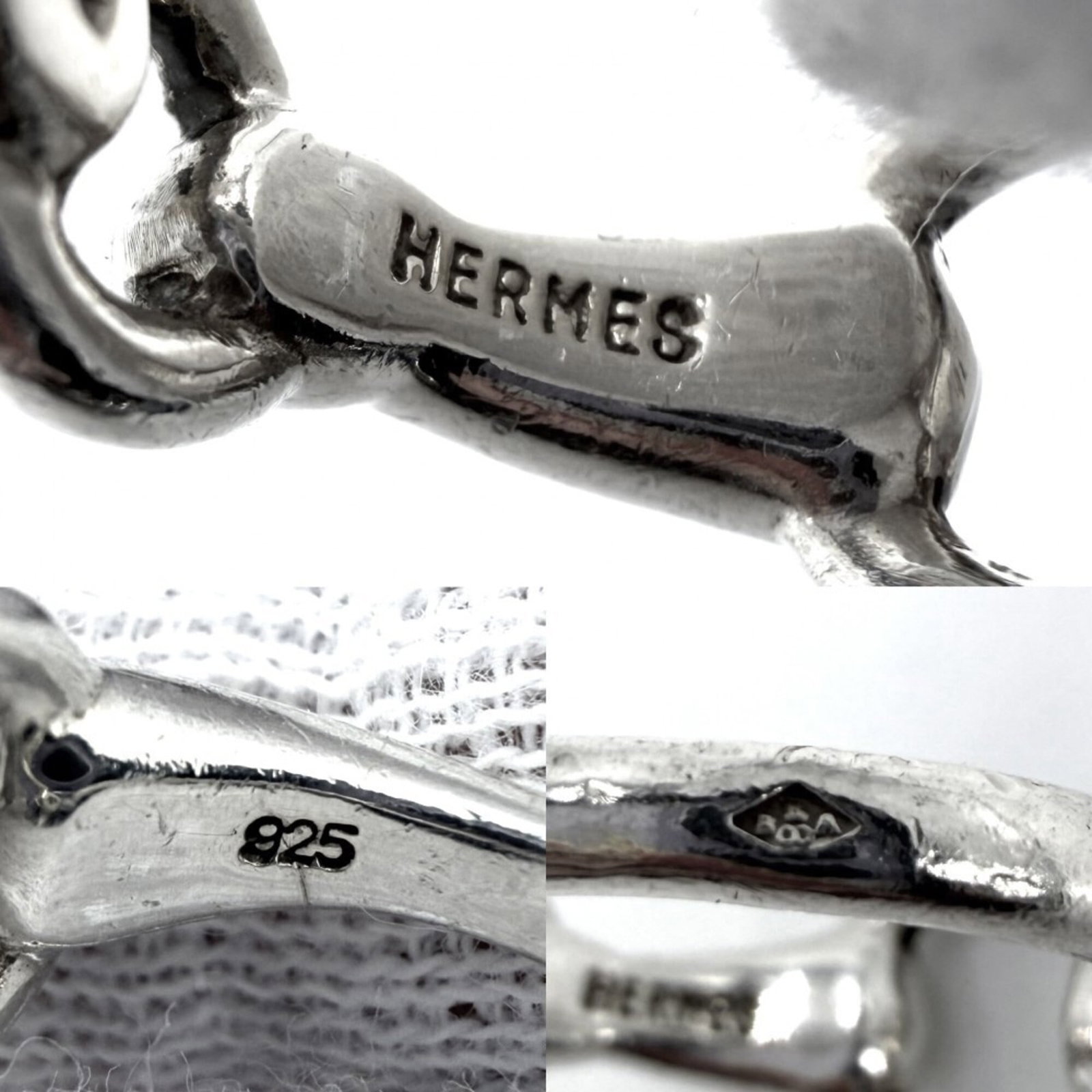 HERMES Band Ring Silver 925 - 4