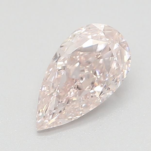 GIA Pear 0.33ct Fancy Light Pink VVS1 - Loose Natural Diamond: GIA Pear 0.33ct Fancy Light Pink VVS1 - Loose Natural Diamond GIA-certified Fancy Light Pink diamond, a true natural gem, boasts a VVS1 clarity and EX polish, giving it a radiant appearance.