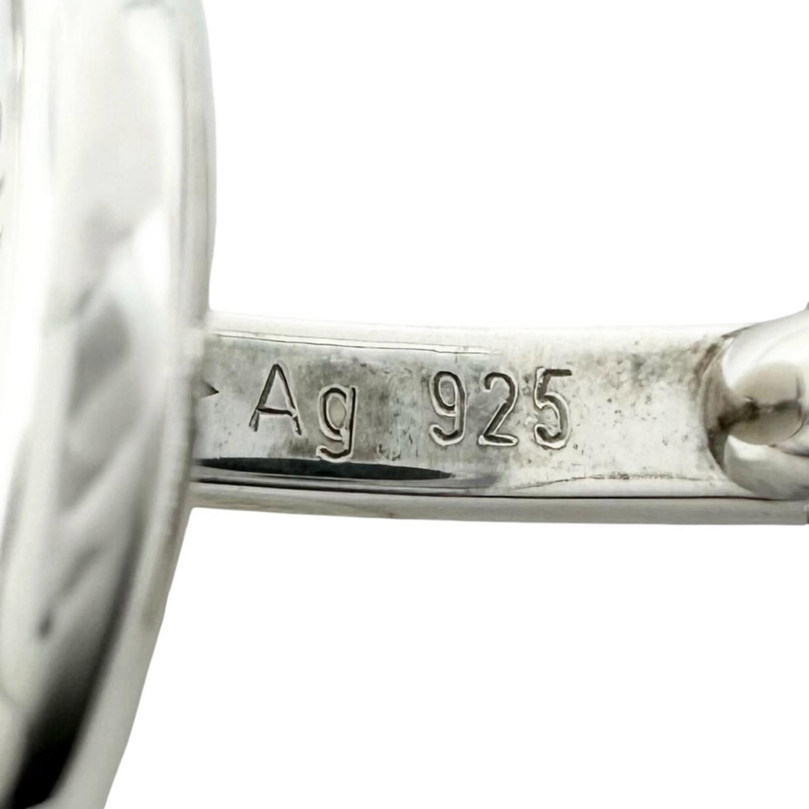 HERMES Cufflinks Silver 925 - 7