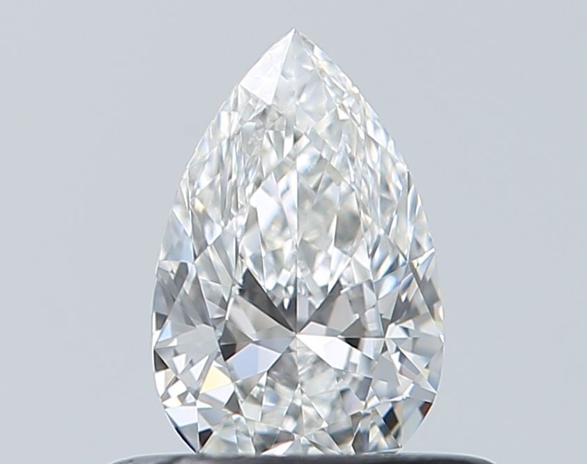 GIA Pear 0.4ct F VVS2 - Loose Natural Diamond: GIA Pear 0.4ct F VVS2 - Loose Natural Diamond GIA-certified, this 0.4ct F color, VVS2 clarity pear-shaped diamond boasts exceptional cut and polish, with a high level of symmetry. Measuring 6.62L x