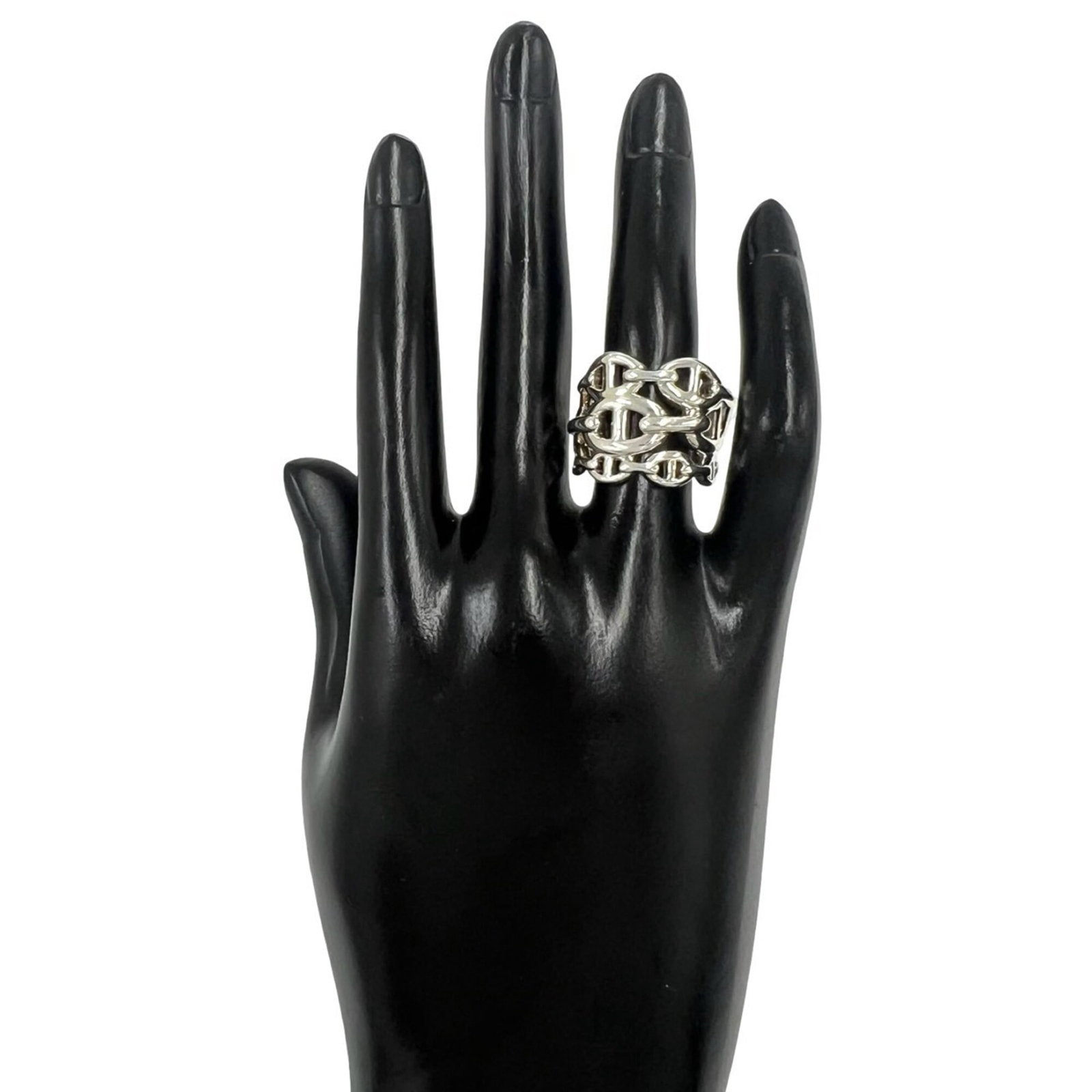 HERMES Band Ring Silver 925 - 2
