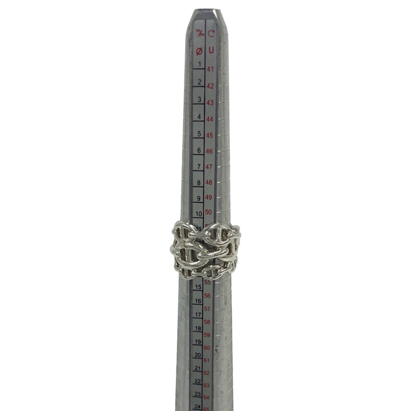 HERMES Band Ring Silver 925 - 7