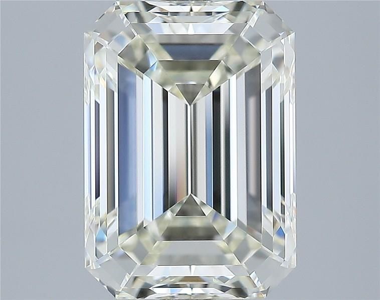 HRD Emerald 3.16ct I VVS1 - Loose Natural Diamond: HRD Emerald 3.16ct I VVS1 - Loose Natural Diamond 3.16 carat I color, VVS1 clarity, EX polished and symmetrical HRD certified emerald cut diamond, with impressive measurements of 9.97L x 7.05W x