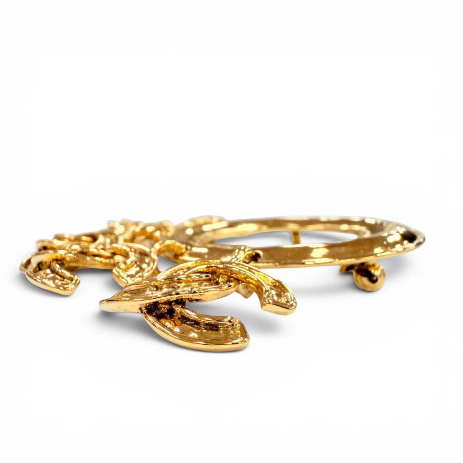 CHANEL Brooch Gold - 4