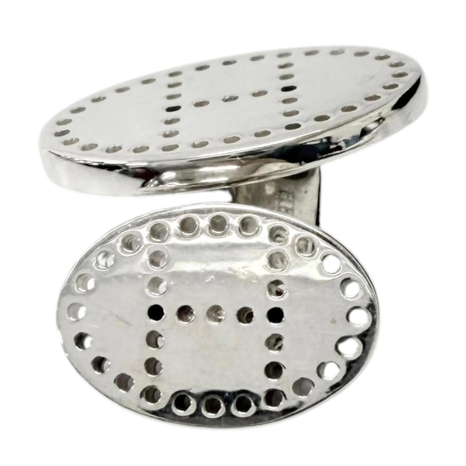 HERMES Cufflinks Silver 925 - 3
