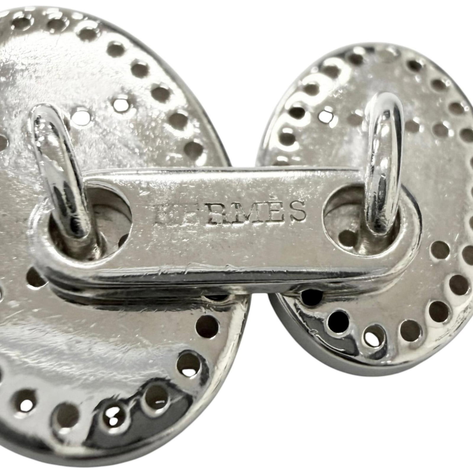 HERMES Cufflinks Silver 925 - 4