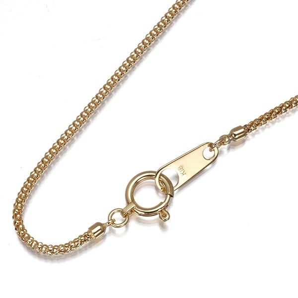 Bombata Chain Necklace 39Cm 18K 750 Yellow Gold: Bombata Chain Necklace 39Cm 18K 750 Yellow Gold 18K yellow gold chain necklace measures 39cm in length, crafted from high-quality 18K / 750 yellow gold material. The delicate 1.2mm wide chain is a