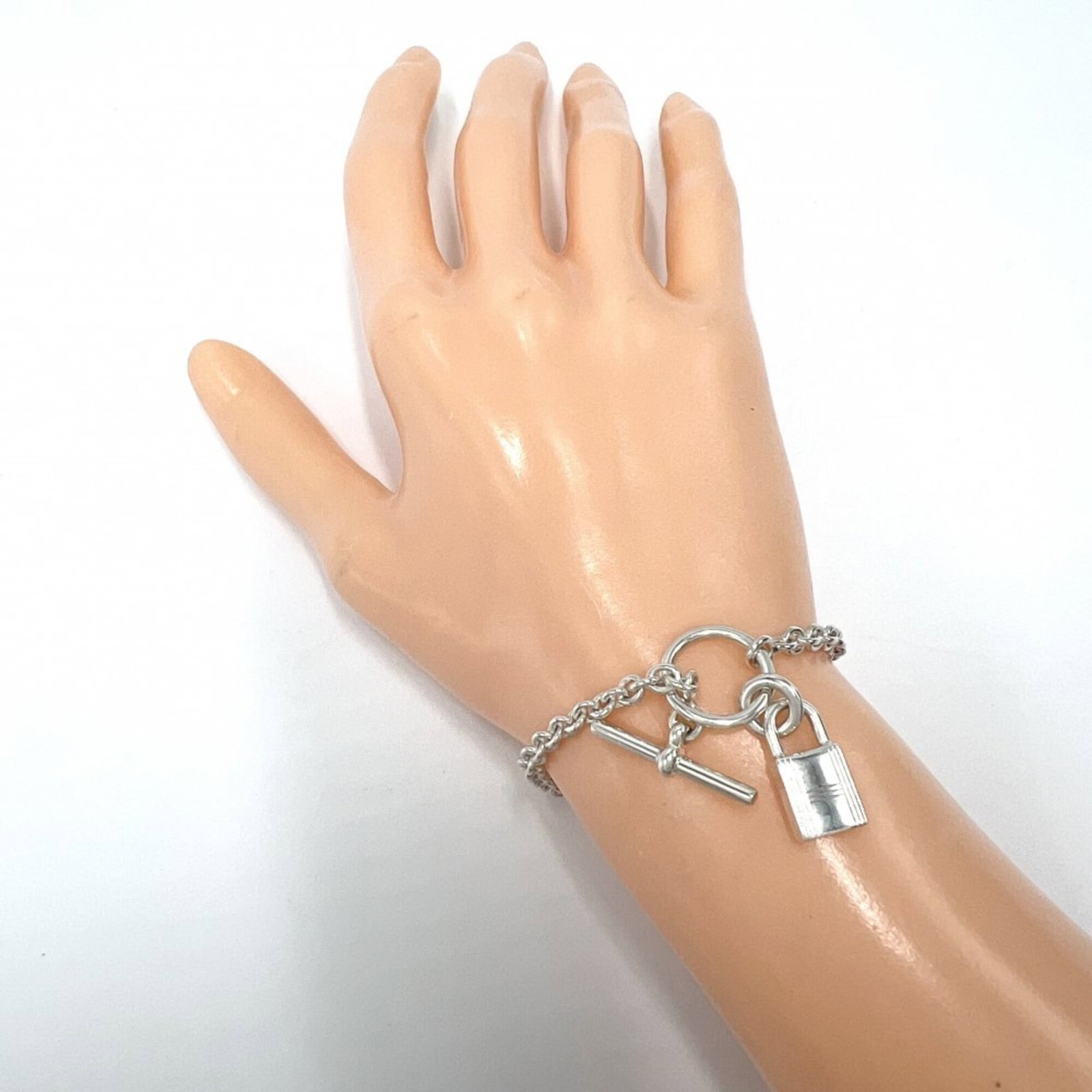 HERMES Charm Bracelet Silver 925 - 4
