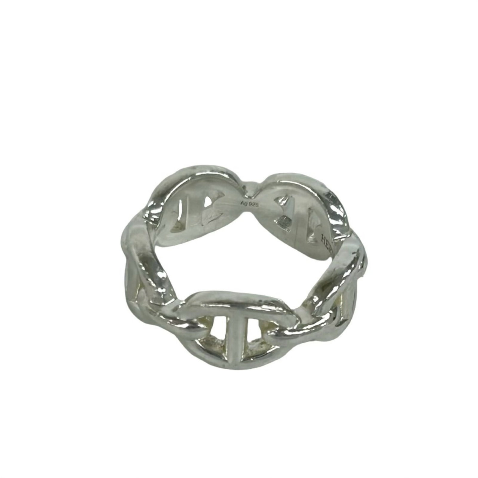 HERMES Band Ring Silver 925 - 5