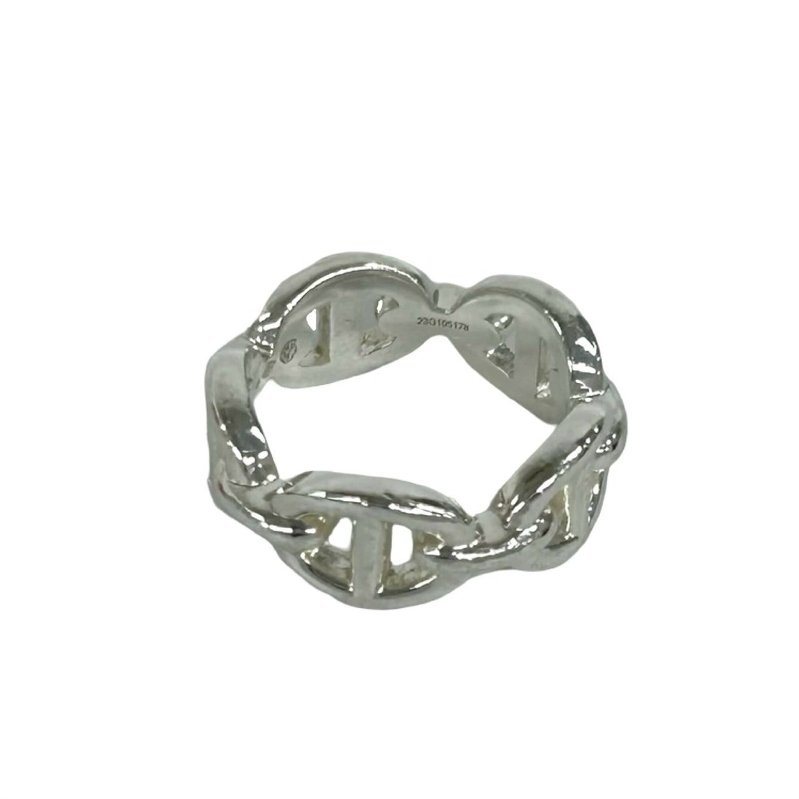 HERMES Band Ring Silver 925 - 6