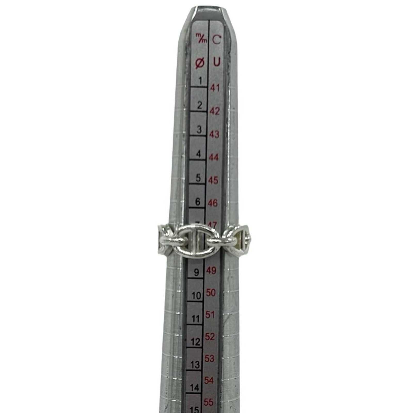 HERMES Band Ring Silver 925 - 7