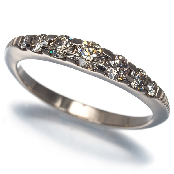 Kashikey Ring Brown Diamond 0.40Ct Naked Us5.75-6 18K 750 Brown Gold: Kashikey Ring Brown Diamond 0.40Ct Naked Us5.75-6 18K 750 Brown Gold 18K brown gold ring featuring a 0.40ct natural brown diamond, set in a Naked style with a US5.75-6 ring size. The ring's 3.4mm wide