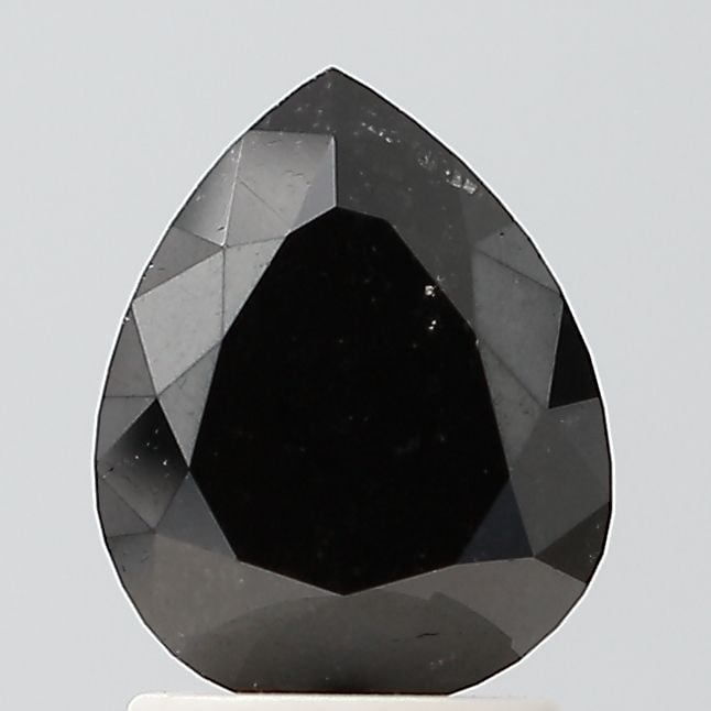 Pear 1.36ct Black VVS2 - Loose Natural Diamond: Pear 1.36ct Black VVS2 - Loose Natural Diamond 1.36ct Black VVS2 - A rare and striking natural diamond, this loose gemstone boasts an EX polish and symmetry, giving it a brilliant appearance. Its VVS2