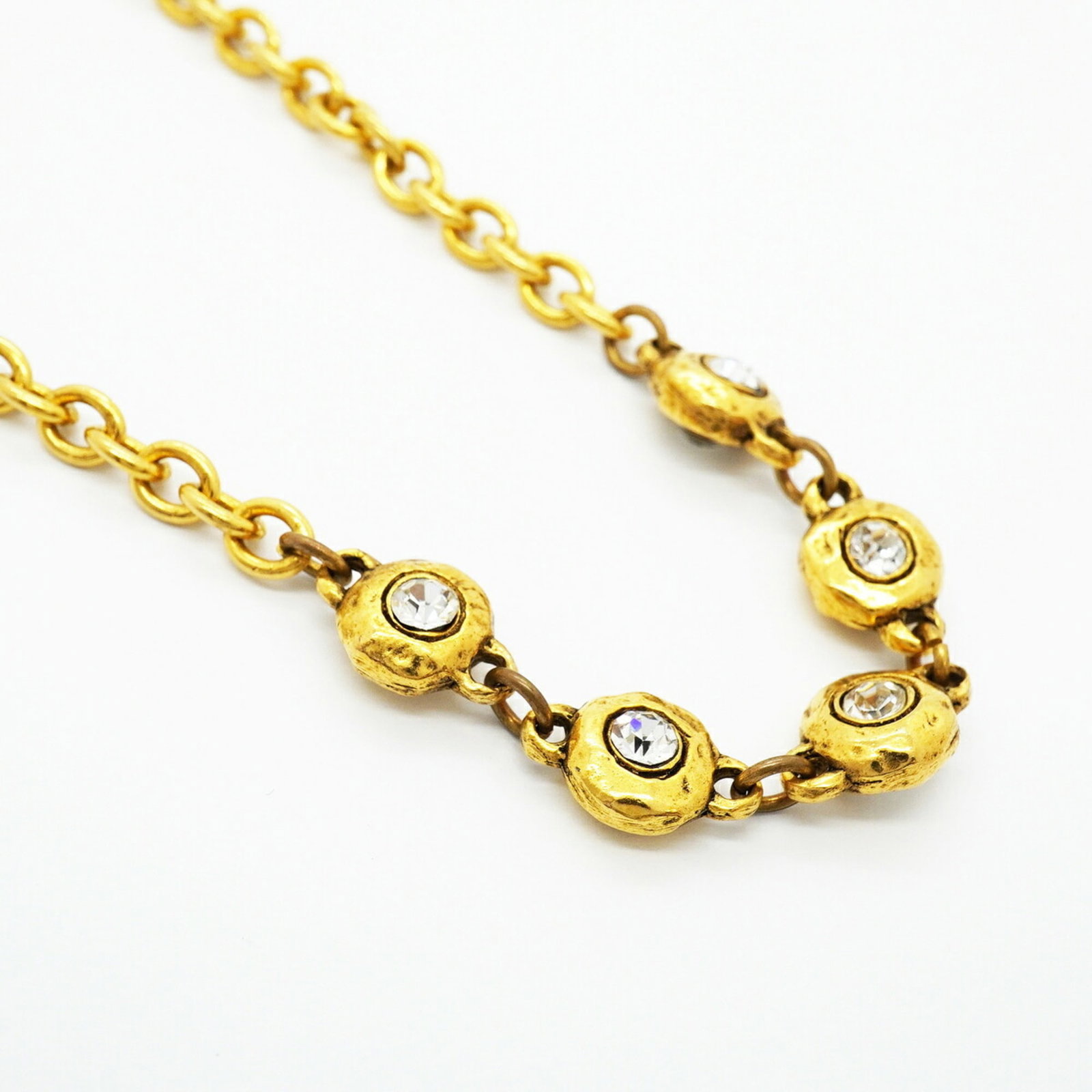 CHANEL Gold Plating Rhinestone - 2