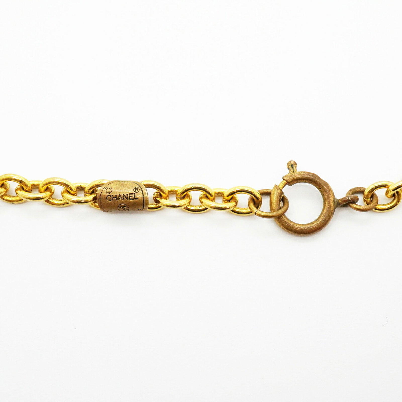 CHANEL Gold Plating Rhinestone - 4