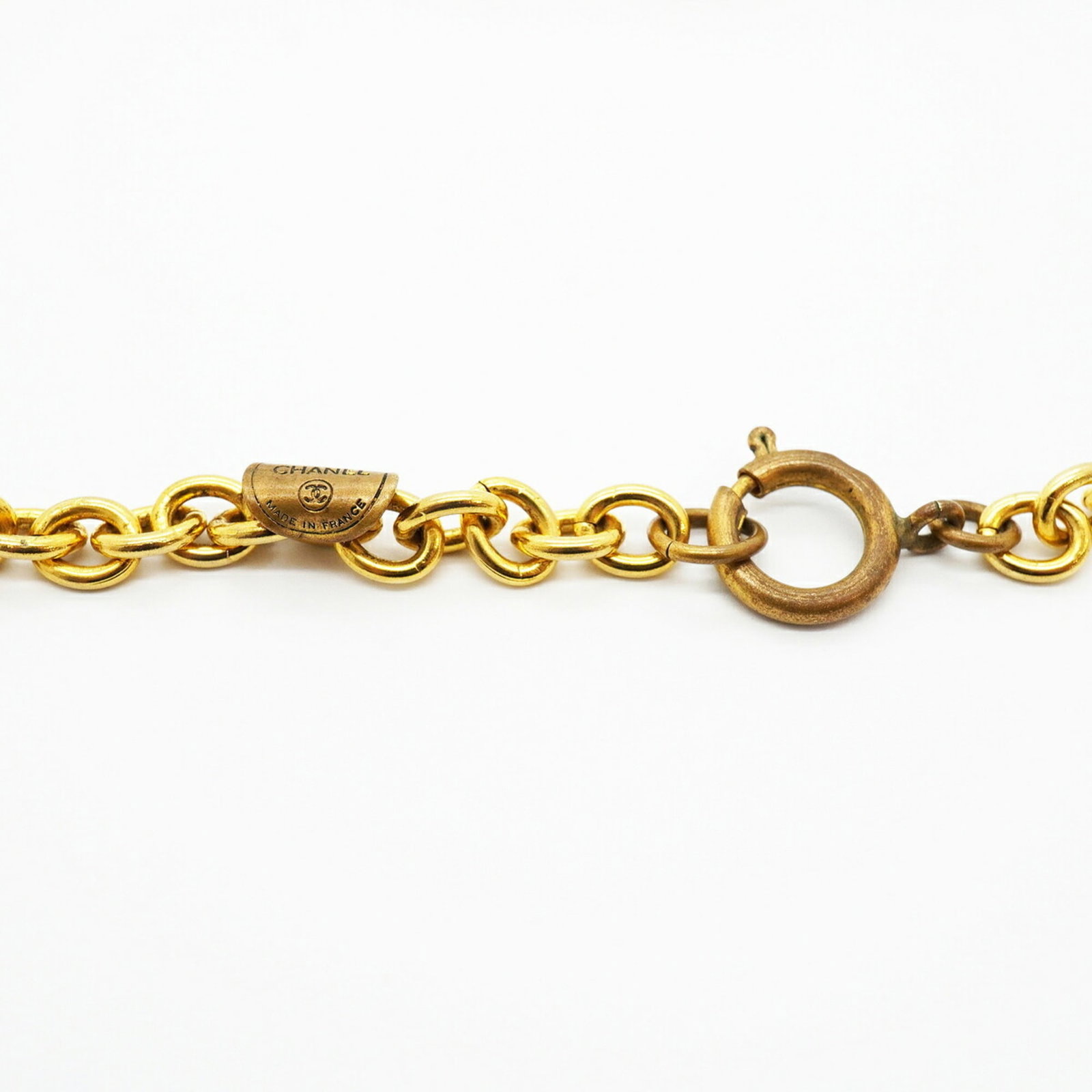 CHANEL Gold Plating Rhinestone - 5