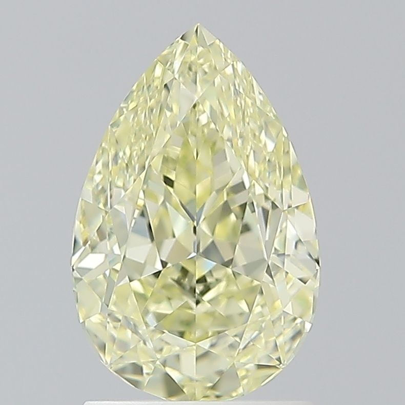 GIA Pear 2.01ct Fancy Light Yellow VVS1 - Loose Natural Diamond: GIA Pear 2.01ct Fancy Light Yellow VVS1 - Loose Natural Diamond 2.01ct Fancy Light Yellow VVS1 Diamond - A Rare Natural GemstoneThe GIA-certified Fancy Light Yellow VVS1 diamond is a stunning example