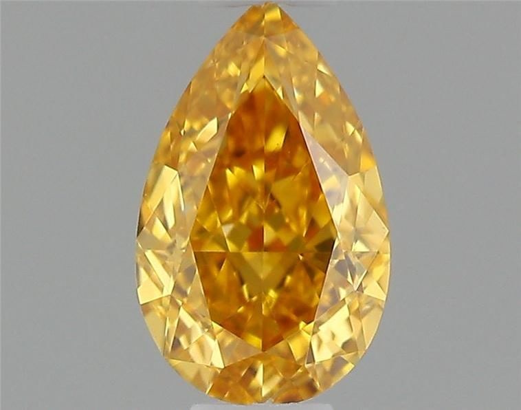 GIA Pear 0.3ct Fancy Vivid Yellow VVS2 - Loose Natural Diamond: GIA Pear 0.3ct Fancy Vivid Yellow VVS2 - Loose Natural Diamond GIA certified Fancy Vivid Yellow VVS2 diamond, a vibrant and rare natural gemstone. This 0.3ct pear-shaped diamond boasts exceptional