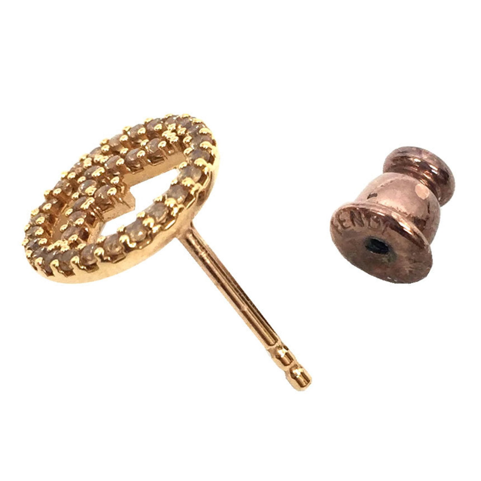 FENDI Stud Earrings Bronze - 2