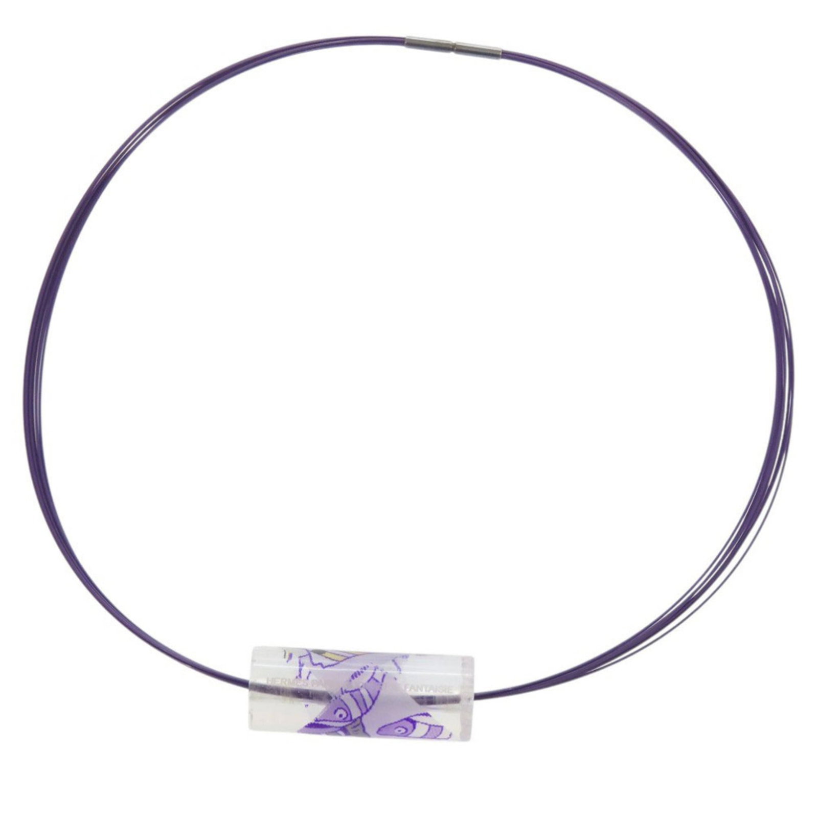 HERMES Plastic Clear Purple - 2