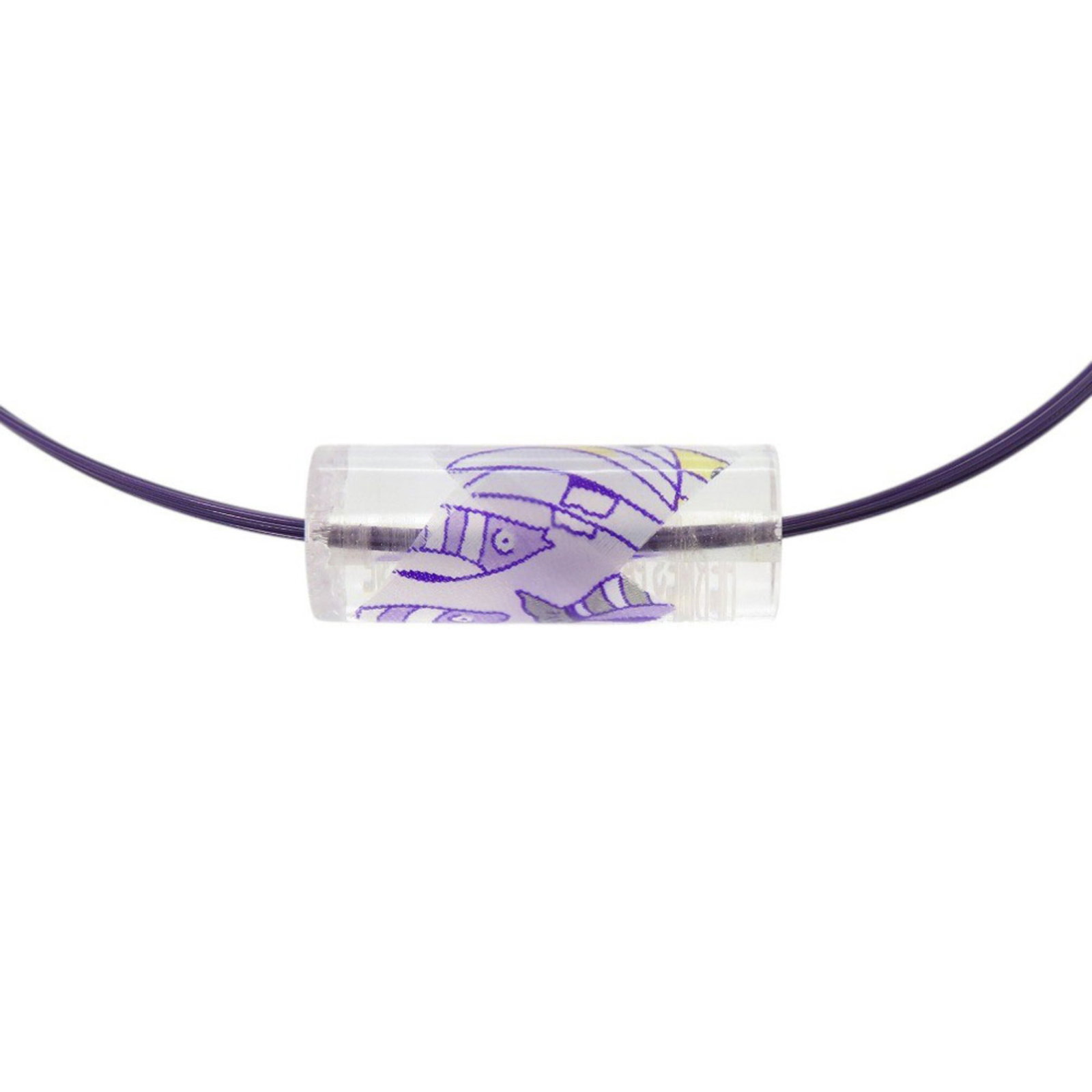 HERMES Plastic Clear Purple - 3