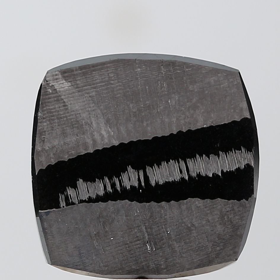 Cushion Brilliant 7.9ct Black VVS1 - Loose Natural Diamond: Cushion Brilliant 7.9ct Black VVS1 - Loose Natural Diamond 7.9ct Cushion Brilliant Black Diamond: A rare and exceptional natural diamond, this cushion brilliant boasts a striking black color, VVS1 cla