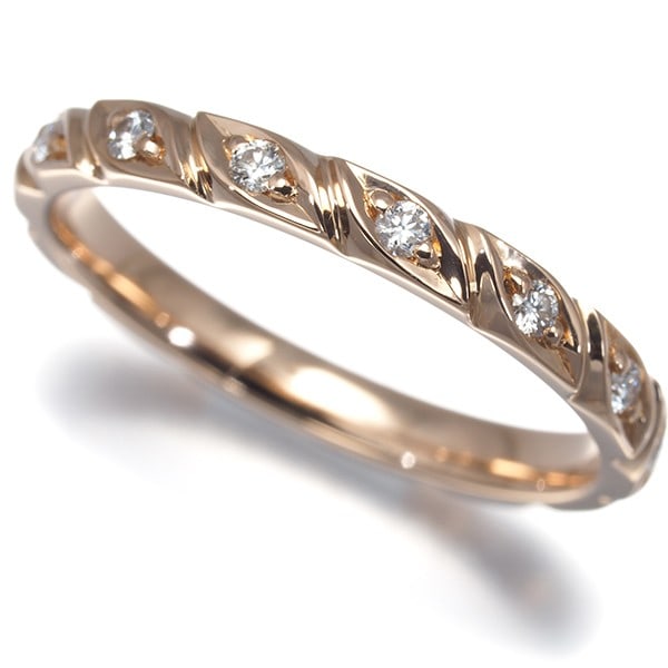 Chaumet Ring Diamond Torsade De Chaumet Eu55 18K 750 Rose Gold (1 of 6)