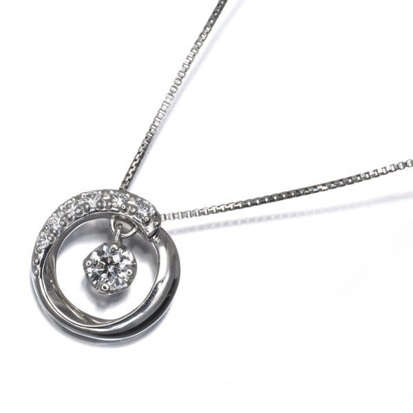 Vendome Necklace Diamond 0.094Ct/0.03Ct 950 850 Platinum (1 of 4)