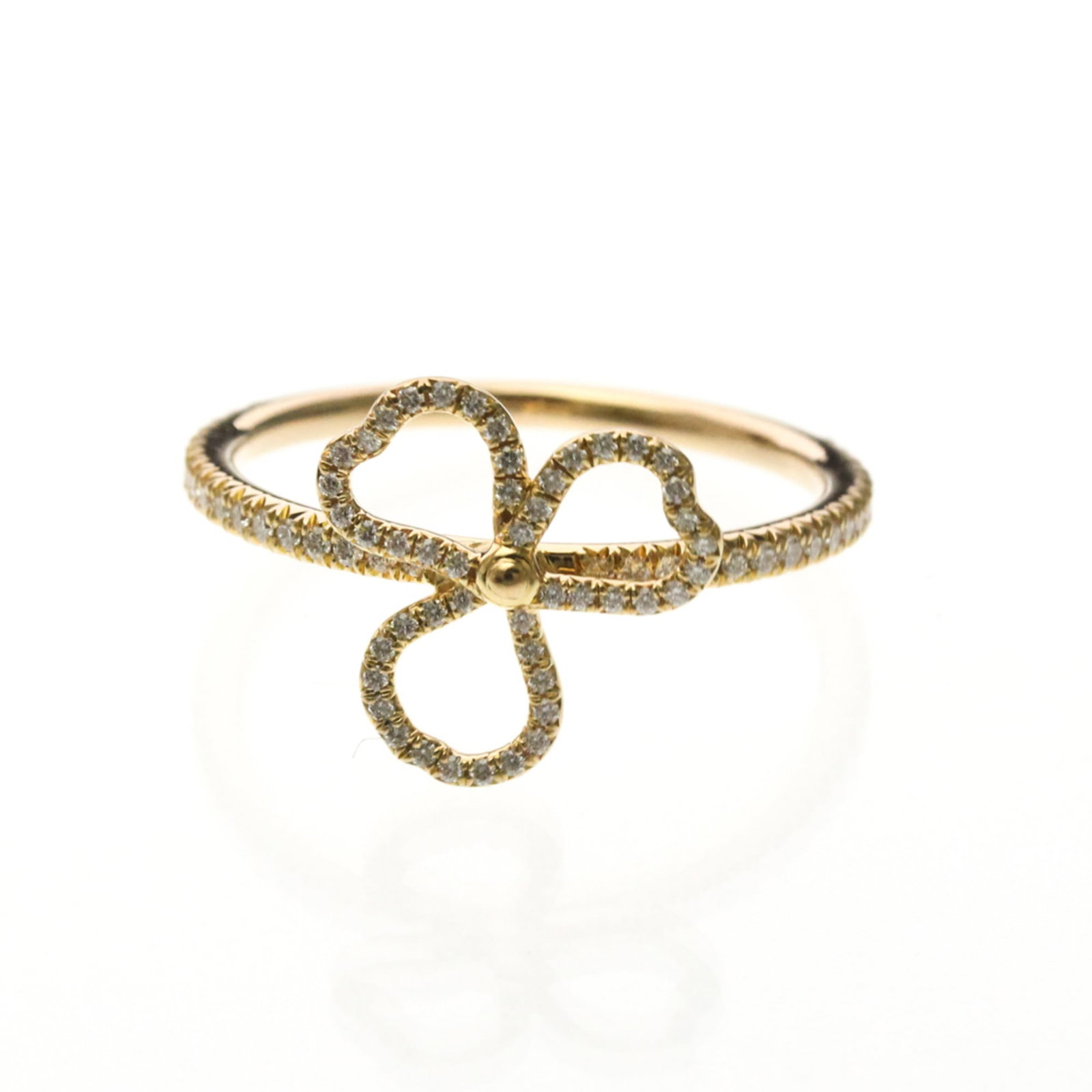 TIFFANY Band Ring Pink Gold (18K): TIFFANY Band Ring Pink Gold (18K) Pink gold (18K) band ring featuring a diamond, available in US size 6.5-7. The ring boasts a delicate 12.00mm x 11.50mm diamond stone set in 18K pink gold, with a tot