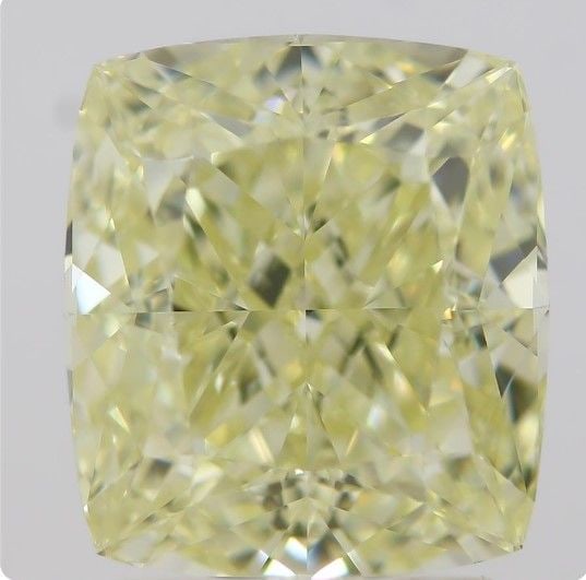 GIA Cushion Brilliant 2.33ct Fancy Light Yellow VVS1 - Loose Natural Diamond: GIA Cushion Brilliant 2.33ct Fancy Light Yellow VVS1 - Loose Natural Diamond 2.33ct Fancy Light Yellow VVS1 - Loose Natural Diamond. This GIA-certified diamond boasts an EX polish and symmetry,
