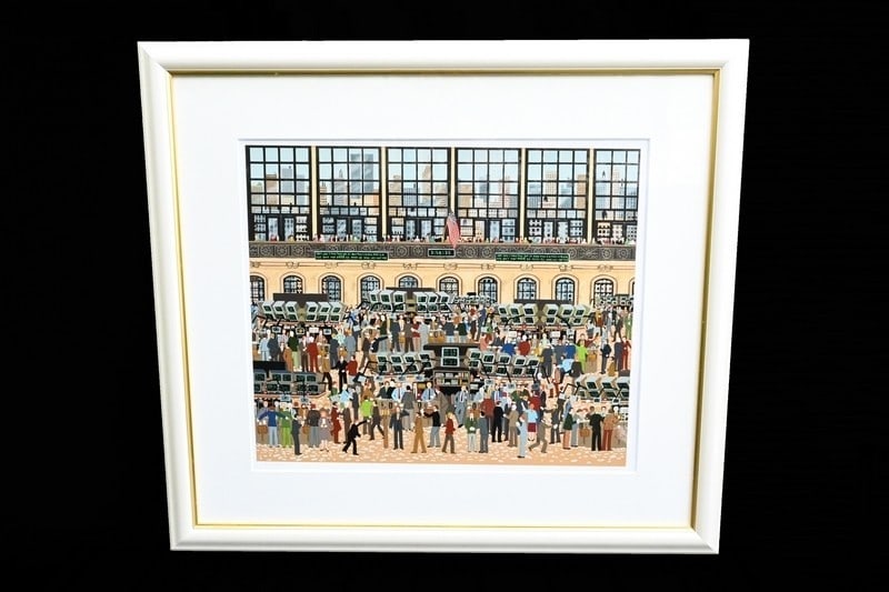 Jane Wooster Scott The Dow Is Up Serigraph Signed ED 269/ 450 Framed Authentic: Jane Wooster Scott The Dow Is Up Serigraph Signed ED 269/ 450 Framed Authentic Item Specifics: Artist: Jane Wooster Scott Type: Print Signed: Yes Framing: Framed Production Technique: Serigraph Subjec
