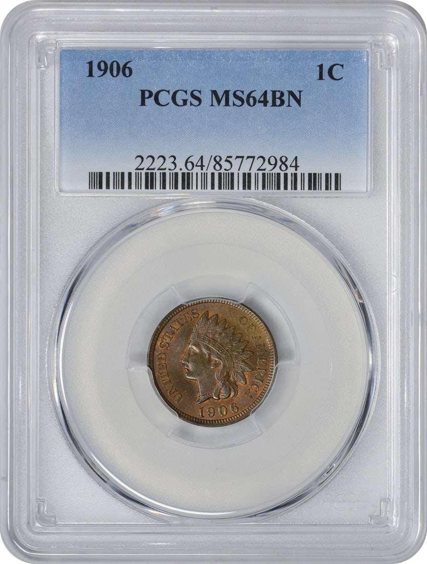 Indian Cent MS64BN PCGS