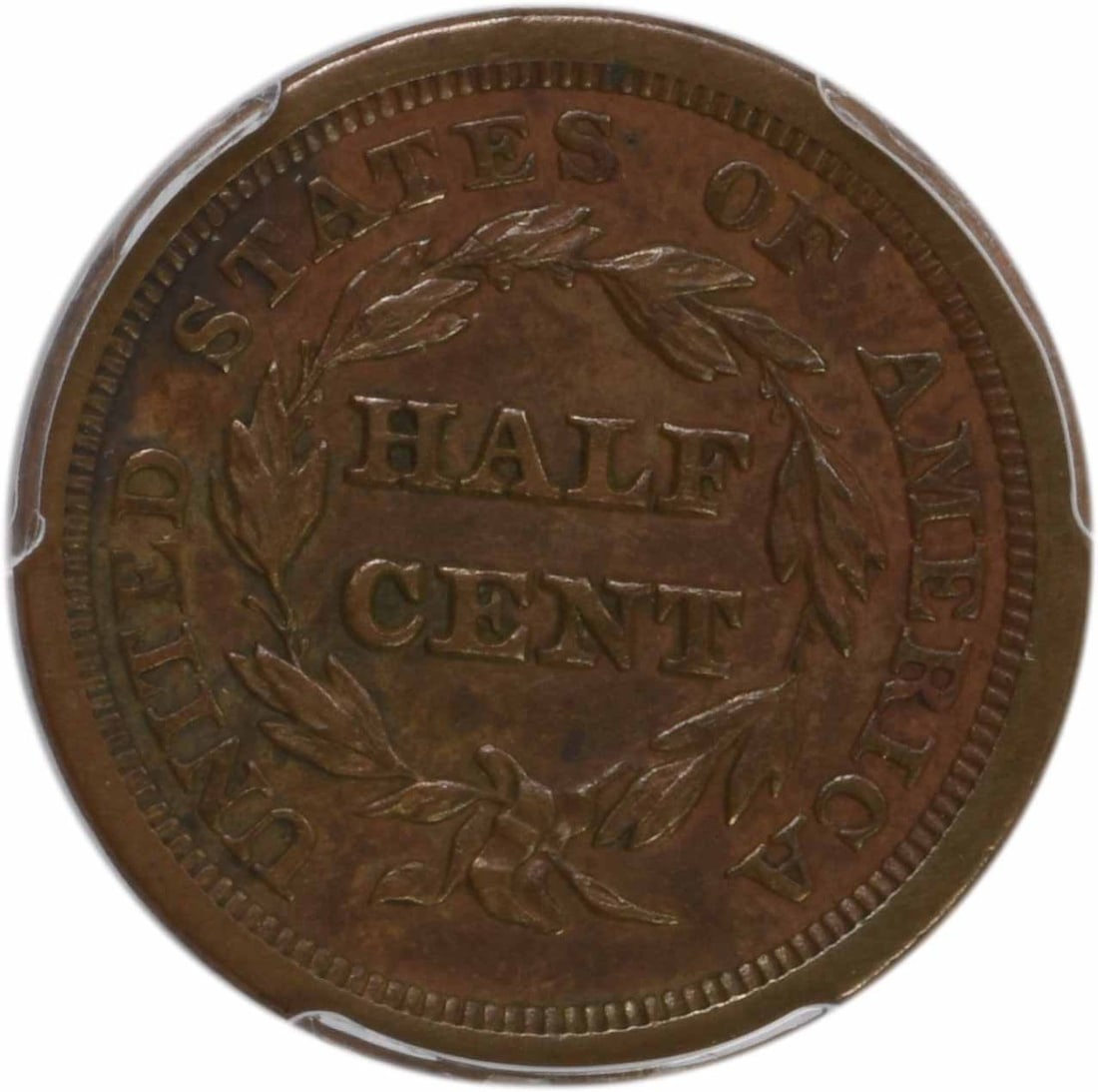 AU50 PCGS Half Cent - 3