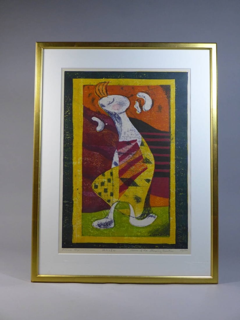 Hideo Hagiwara House of the Sleeping Beauties Woodblock Print Japanese Art: Hideo Hagiwara House of the Sleeping Beauties Woodblock Print Japanese Art Item Specifics: Artist: Hideo Hagiwara Type: Print Signed: Yes Size: Medium Original/Licensed Reprint: Original Production