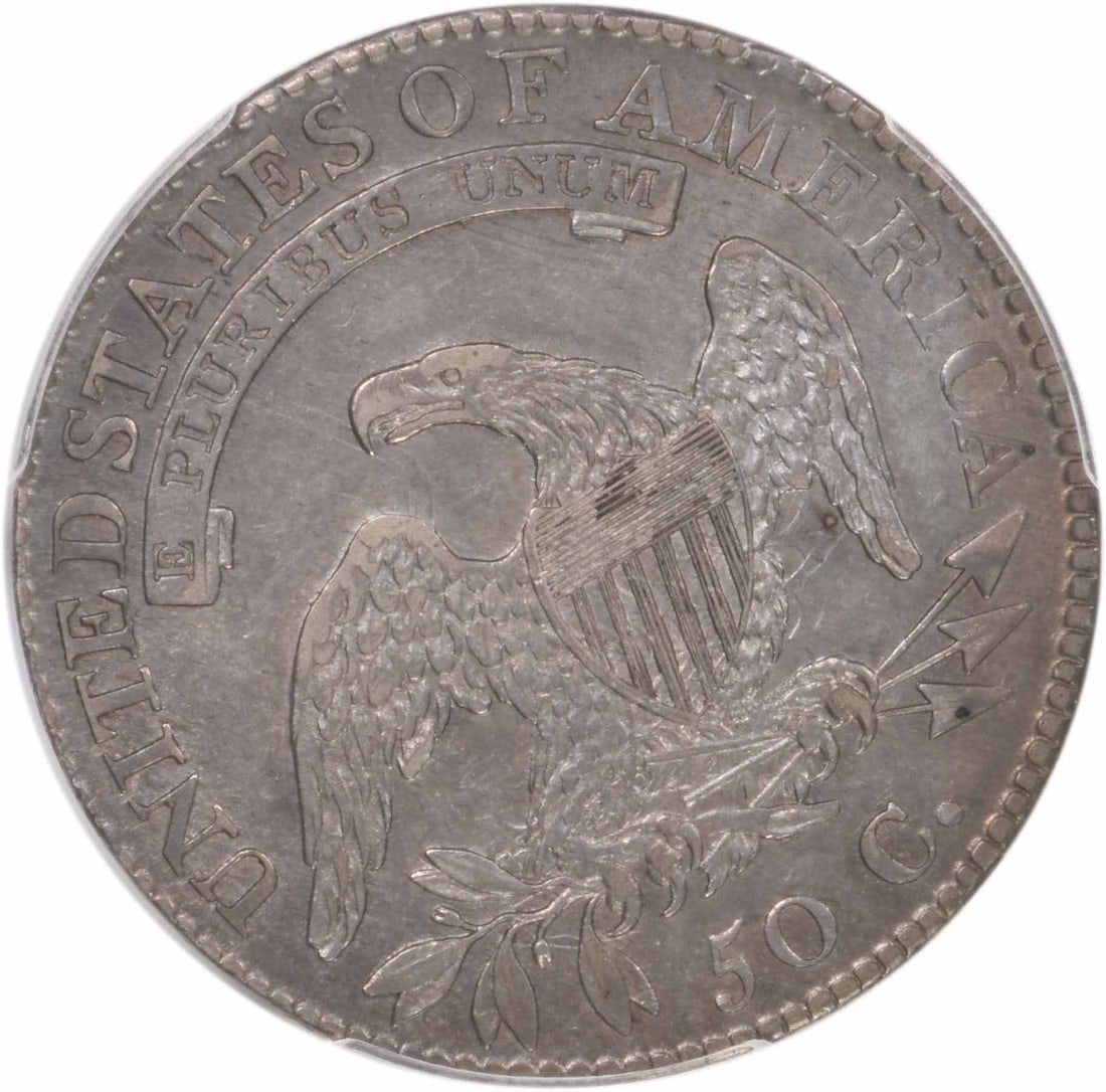 1815/ 2 Bust Silver Half Dollar EF45 PCGS - 3