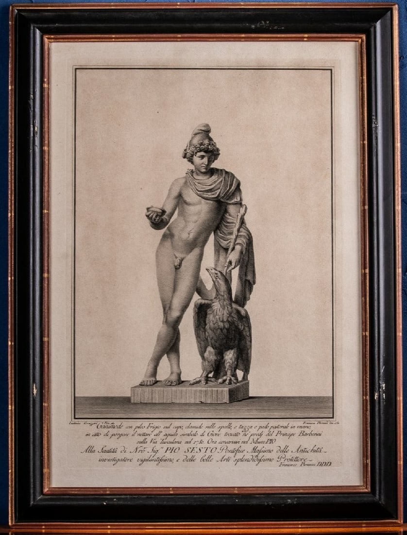 Francesco Piranesi Ganymede Eagle 1781 Etching Antique Old Master Framed: Francesco Piranesi Ganymede Eagle 1781 Etching Antique Old Master Framed Item Specifics: Artist: Francesco Piranesi Signed By: Francesco Piranesi Signed: Yes Size: Medium Material: Paper Framing: Fram